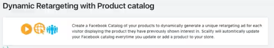 Dynamic Retargeting with Product Catalog