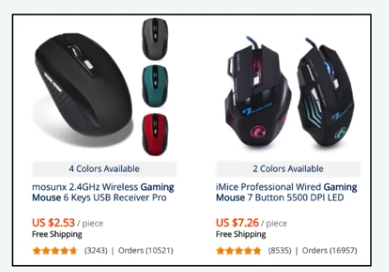 gaming mouse aliexpress