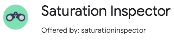 saturation inspector