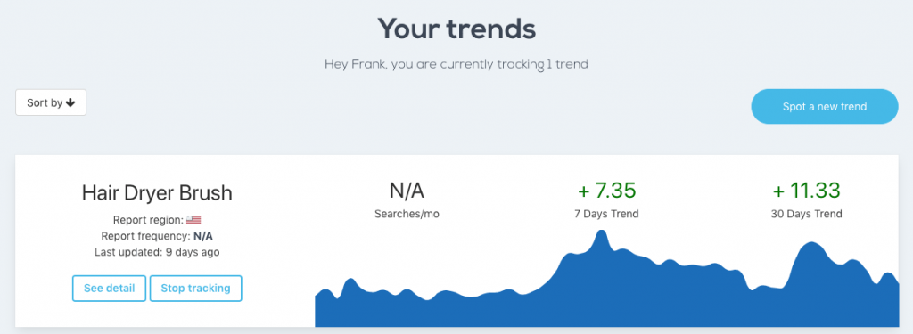 Treendly Review: dropshipping research redefined by trends 1